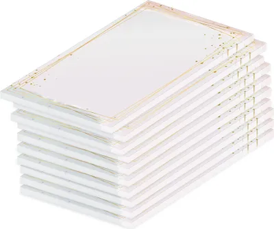 Produktbild von PRICARO Notizblock "Golden Dots", magnetisch, A7, 10 Stück