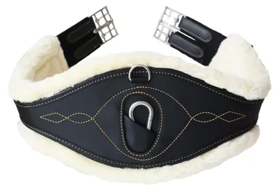 Immagine prodotto di Kentucky Horsewear Sottopancia in pelle d'agnello anatomico nero