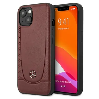 Obrázok produktu pre Mercedes MEHCP13SARMRE puzdro pre iPhone 13 mini 5,4", červené, tvrdé