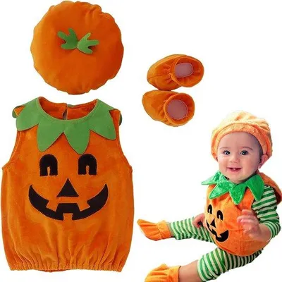 Productafbeelding van Halloween kostuum pompoen voor kinderen