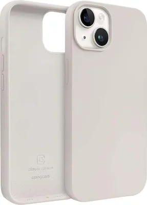 Produktbild von Crong, Silikon Hülle iPhone 14 Plus stoßfest, Beige