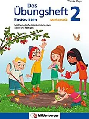 Children are shown gardening and interacting with plants, with a book cover in the background.