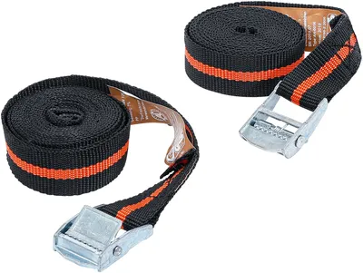 Image de KRAFTMANN 3599 Jeu de porte-bagages, 2,5 m x 25 mm, 2 pièces