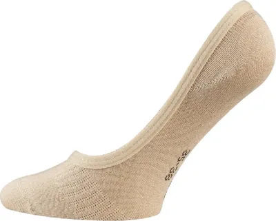 Produktbild von TippTexx 24 6 Paar Bambus Footies, Füßlinge, Uni Sneakersocken, Beige, Größe 39-42