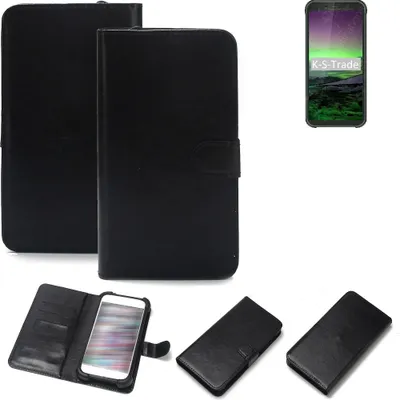 Produktbild von K-S-Trade Handyhülle Schutzhülle kompatibel mit Blackview BV5500 Pro Handy Schutz Hülle Handyhülle Bumper schwarz 1x