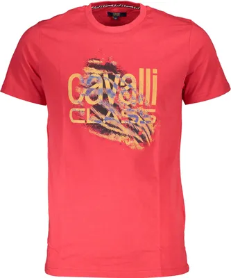 Produktbild von Cavalli Class Herren KURZARM-T-SHIRT Rot QXT61PJD060_2798BD1_ROSSO02000 : Größe - XL Größe: XL