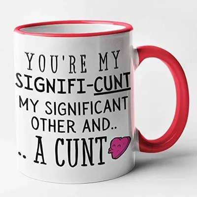 Image de Tasse d'anniversaire amusante pour votre partenaire