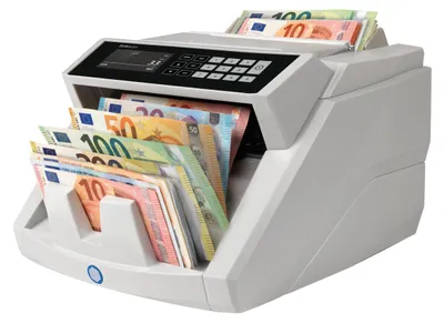 Geldzählmaschine für gemischte Euro-Banknoten mit 7-facher Falschgelderkennung