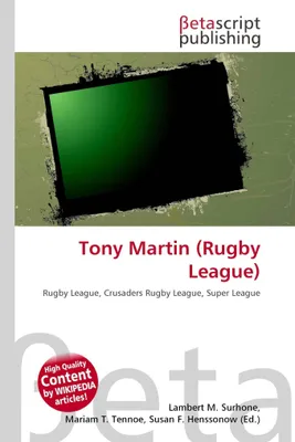 Produktbild von Tony Martin (Rugby League)