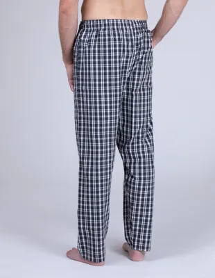 Produktbild von Moonline - Herren Webhose Freizeithose Loungewear aus 100% Baumwolle ; schwarz , 46/48