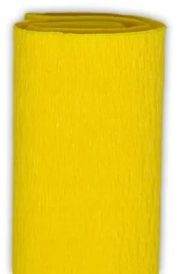 Produktbild von Aliga Krepppapier Gelb 50x200 cm Bastelpapier