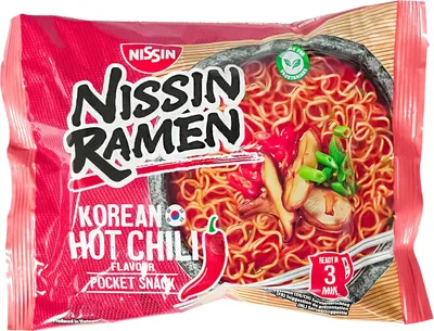 Produktbild von Nissin Ramen Nudeln Korean Hot Chili Flavor 65,2g