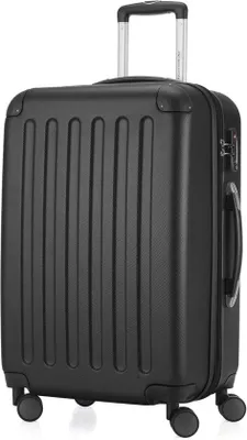 Produktbild von Famanu Trolley Koffer Set, Handgepäck / Leichtgewicht mit 4 Rollen - 61/74 Liter