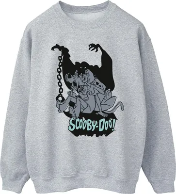 Produktbild von Scooby Doo - "Scared Jump" Sweatshirt für Herren BI44152 (S) (Grau)