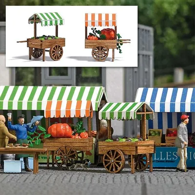 Produktbild von Busch Marktkarren Kürbis/Salat H0 1826