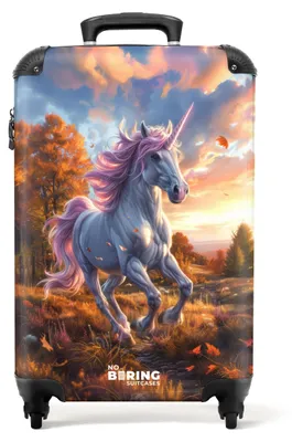Productafbeelding van Kinderhandbagage Koffer - Galloping Unicorn - 55x40x20cm