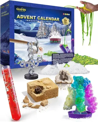 Obrázok produktu pre Grécke vedecké experimenty Adventný kalendár 2024 pre deti STEM