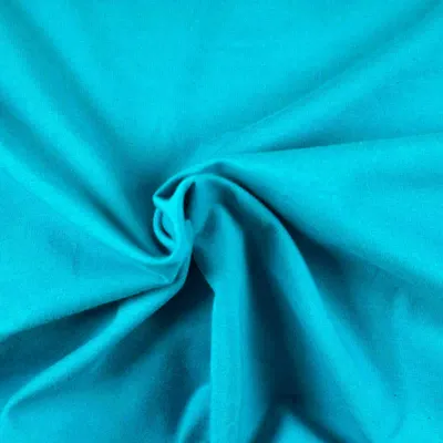 0,5m Baumwoll-Jersey uni Meterware Jersey-Stoff türkis