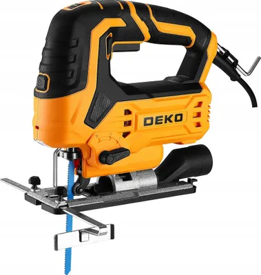 Zdjęcie produktu dla Wyrzynarka DEKO 800W szyna prowadząca adapter od odsysania laser