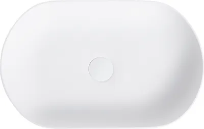 Produktbild von Mineralguss Waschbecken Soho 2.0 Weiß Matt 54 x 34 cm Aufsatzwaschbecken
