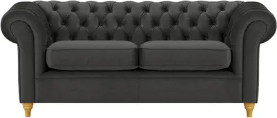 Image de Canapé trois places Chesterfield-Velluto 20-like oak