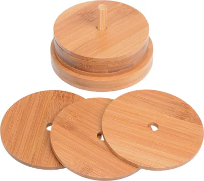 Produktbild von GRÄWE Untersetzer-Set aus Bambus 8 Stück