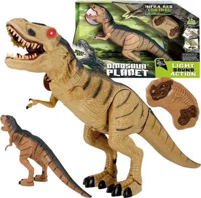 Obrázek produktu pro Dinosaurus Na Dálkové Ovládání Svítící Oči Světlo Chodí Řve Velký