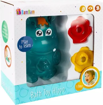 Zdjęcie produktu dla Zabawka do kąpieli hipopotam