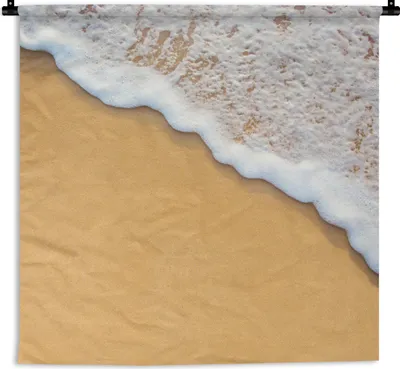 Produktbild von MuchoWow® Wandteppich Wandbehang Strand - Wasser - Meer - Tropisch - Sommer 60x60 cm Tapisserie Dekoration Wandtuch - Dekorationen - Wand Decke