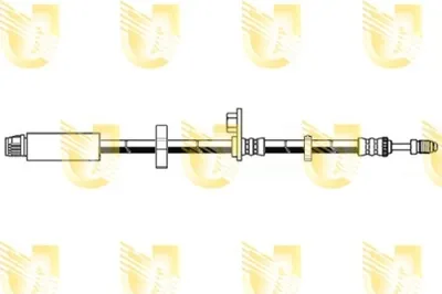 Produktbild von UNIGOM 378486 Bremsschlauch für CITROËN JUMPY Kasten für FIAT Scudo (270, 272) Scudo Kastenwagen (270, 272) passend für PEUGEOT EXPERT Kasten