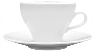 Produktbild von Lubiana Paula Tasse mit Untertasse aus Porzellan, 290 ml