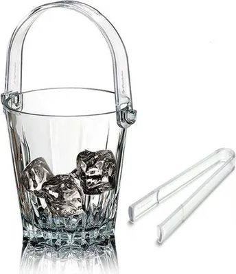 Image de Bac à glace en verre avec pince, modèle Galicia
