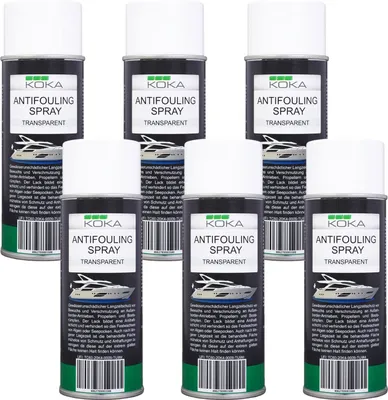 Imagen del producto de 6 aerosoles antiincrustantes transparentes