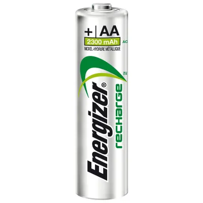 Produktbild von Energizer Accu Recharge Extreme 2300 AA BP2, 2300 mAh, Nickel Metall-Hydrid, AA, 1,2 V, Silber, 2er Pack