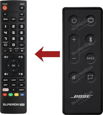 Produktbild von Bose Ersatz Fernbedienung für Smart Soundbar 600
