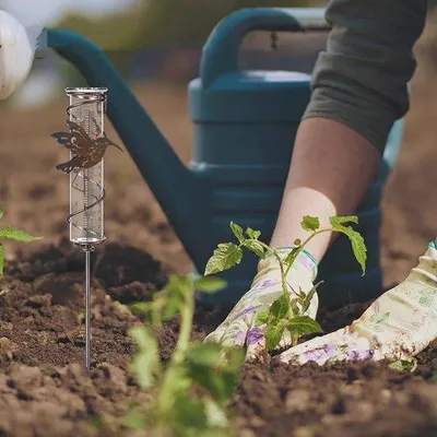 Produktbild von Famanu Regenmesser aus Glas - Präzise Messungen für Garten und Landschaft