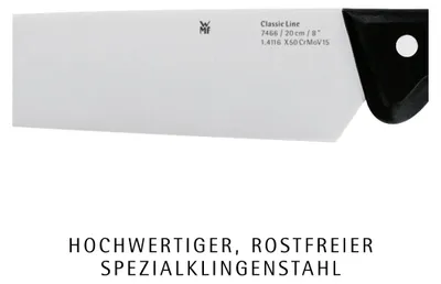 Produktbild von WMF 4000530680099, Santokumesser, Edelstahl, 1 Stück(e)