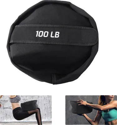 Produktbild von Trainingssandbag, verstellbares Gewicht, strapazierfähige Polyesterkonstruktion, schwarz