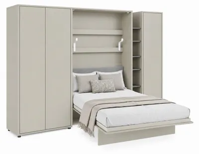 Produktbild von Furniture24 Schrankwand Mit Elektrischem Schrankbett Bed Concept 140X200
