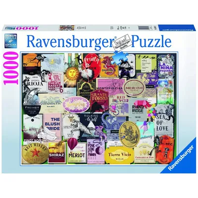 Produktbild von Ravensburger Wine Labels Puzzlespiel 1000 Stück(e) Kunst