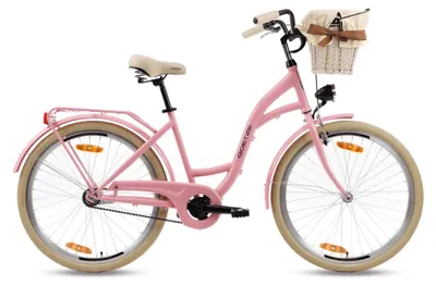 Obrázek produktu pro Městské kolo Goetze Style 26" – 1 rychlost, ocelový rám 17", LED osvětlení, košík
