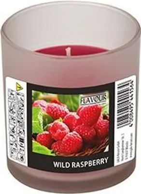 Produktbild von Papstar Duftkerzen im Glas, Wild Raspberry, Ø 70 mm · 77 mm, "Flavour", 6 Stück