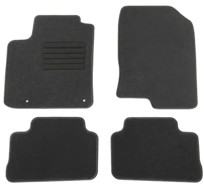 Fußmatten-Set für Hyundai Kona 1, 11/2017-03/2023, 4-teilig, Schwarz
