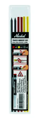 Obrázok produktu pre Markal Trades-Marker Dry - refill pack 6 pcs mix, MARKAL