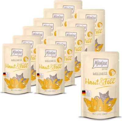 Immagine prodotto di MjAMjAM Cat - Pelle+Pelo 12x125g  |  Pollo