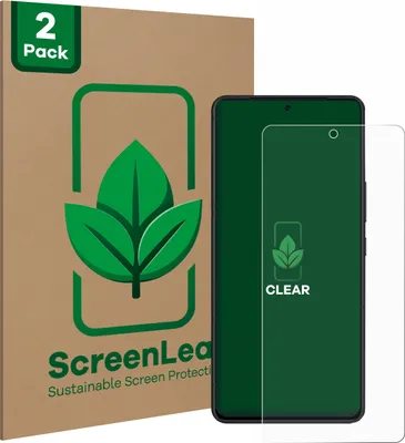 Produktbild von 2x ScreenLeaf Schutzfolie für ASUS ROG Phone 8 Pro nachhaltiger Displayschutz Display Schutz Folie Klar Transparent