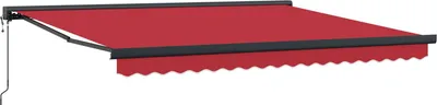 Obrázek produktu pro Markýza Červená 400 x 300 x 165 cm Polyester a hliník