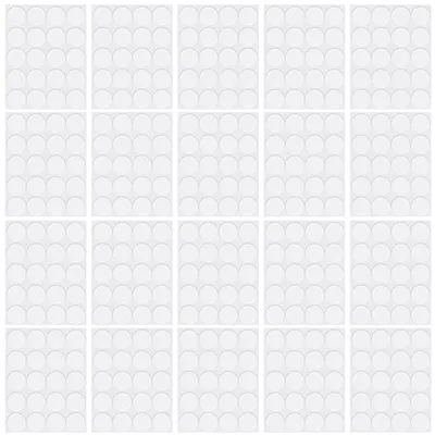 Produktbild von Kerzendocht Aufkleber - Doppelseitige Klebepunkte für die Kerzenherstellung - 400 Stück - 20 mm Durchmesser