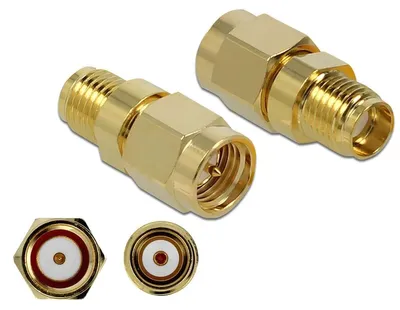 Zdjęcie produktu dla DeLOCK 89972, SMA, Złoto, Złoto, 50 Ω, -10 - 50 °C, 7 mm