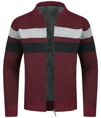 Produktbild von Solidchoice – Dick gefütterte Herrenweste mit Fleece-Futter und Stehkragen